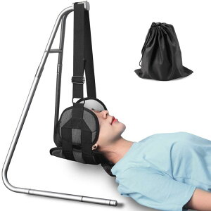 p nbN X^ht   T|[g Xgb`[ bNX Neck Relief Hammock, Head Hammock for Neck Pain, Portable Cervical Traction w/Hammock Stand - Neck Shoulder Support Back Stretcher Device and Relexation