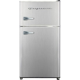 冷蔵庫 ミニ 90L ステンレス フリッジデール 2ドア Frigidaire 3.2 cu ft Compact Fridge Silver 2 door 家電