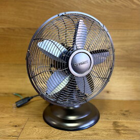 オプティマス テーブルファン 扇風機 直径30cm 3スピード Optimus Oscillating Antique Table Fan, 12-Inch 家電