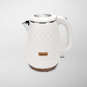 �G��Ă��M���Ȃ� �d�C�P�g�� 1.2L �L���g�f�U�C�� �X�e�����X BPA�t���[ �A���} Aroma Professional AWK-3000 Surgical Grade 316 Stainless Steel Electric Water Kettle, 1.2L �Ɠd