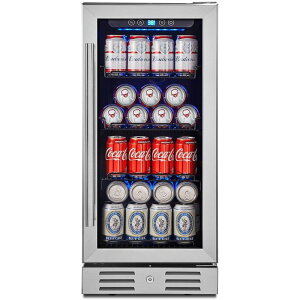 ① 96 rgC KXhA t Kalamera 15h Beverage Cooler and Refrigerator Under Counter Built-in or Freestanding - 96 Cans Capacity Mini Fridge Ɠd
