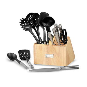 XeXiCt ubN [eV iC  Lb`c[ 16_Zbg NCWi[g Cuisinart 16-Piece Cutlery and Tool Block Set