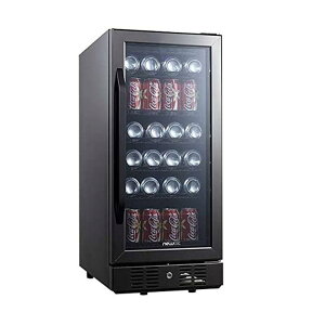 ① 96 rgC ubN XeX KXhA t j[GA[ NewAir Beverage Refrigerator Cooler with 96 Can Capacity - Mini Bar Beer Fridge with Reversible Hinge Glass Door ABR-960B Ɠd