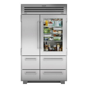 Tu[ ① X@ rgC 860L XeX 122cm Sub-Zero Built-In 48 Inch Counter Depth Smart Refrigerator with 30.4 Cu. Ft. Air Purification System, Advanced Temperature Control, Automatic Ice Maker PRO4850G/ PRO4850 
