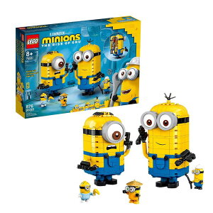 ���S �~�j�I���Ɣ閧��n 75551 LEGO Minions: Brick-Built Minions and Their Lair (75551) Building Kit for Kids, Great Birthday Present for Kids Who Love Minion Toys and Kevin, Bob and Stuart Minion Characters, New 2020 (876 Pieces)