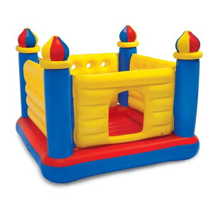 GA[V g| Ct[^u oET[  c܂ ӂӂ Intex Jump O Lene Castle Inflatable Bouncer, for Ages 3-6