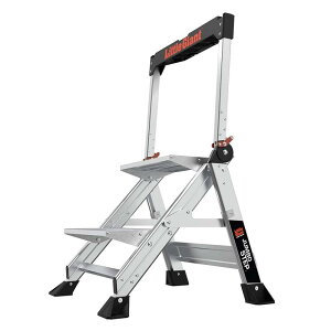 r ܂肽 Xebv 2i 45cm A~ 170kg܂ Little Giant Ladders, Jumbo Step, 2-Step, 2 foot, Step Stool, Aluminum, Type 1AA, 375 lbs weight rating, (11902)