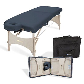 マッサージテーブル 台 折り畳み ポータブル ケース付 EARTHLITE Portable Massage Table HARMONY DX Foldable Physiotherapy/Treatment/Stretching Table, Eco-Friendly Design, Hard Maple, Superior Comfort incl. Face Cradle & Carry Case (30" x 73")