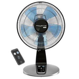 @ ^[{ É a30cm e[ut@ 5Xs[h Rt Rowenta VU2660 Turbo Silence Fan, Table Fan, Portable Fan, 5 Speed Fan with Remote Control Ɠd