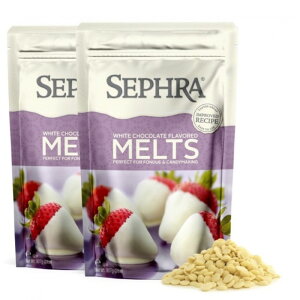 pp̃R[eBO ̃fBbvɍœK Zt g zCg `R[g LfB&`R[gt@EeɍœK Sephra White Chocolate Melts, Candy Making & Dipping Chocolate box