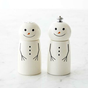 �X�m�[�}�� �\���g �y�b�p�[ �Z�b�g Snowman Salt and Pepper Set