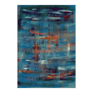 ���O �A�����J�� Endura Stran �i�C���� �R�[�X�^���L�����o�X �A�N�A Cobalt Creek Rugs Coastal Canvas - Aqua
