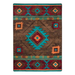 O AJ Endura Stran iC ECXL[o[ ^[RCY Cobalt Creek Rugs Whiskey River - Turquoise