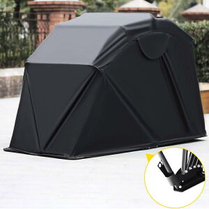 oCN eg Jo[ I[goC XN[^[  ܂肽 K[W h Mophorn Motorcycle Shelter Shed Strong Frame Motorbike Garage Waterproof 106.5 Inch X41.5 Inch X61 Inch Motorbike Cover Tent Scooter Shelter 120055 Hoo