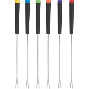 �t�H���f���t�H�[�N 6�{�Z�b�g �`�[�Y�t�H���f�� �`���R���[�g�t�H���f�� Trudeau Meat Fondue Forks, Set of 6