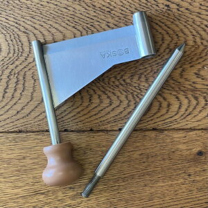 {XJ A~[S W[ `[YJ[[p iCt mu s Zbg p[c i Boska Knife, knob and pin for Cheese Curler Amigo 850505