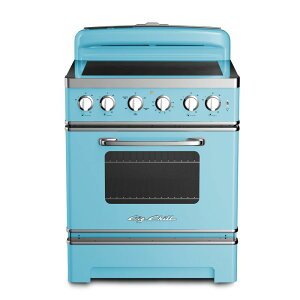 ビッグチリ アメリカ オーブンレンジ コンベクション IH 調理器 クッキングヒーター 4口 レトロ おすすめ おしゃれ ビンテージ アンティーク クラシック 30" Retro Electric Induction Range by Big Chill