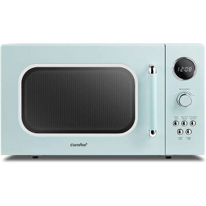 dqW I[gj[9 g COMFEE' CM-M091AGN Retro Microwave with Multi-stage Cooking, 9 Preset Menus and Kitchen Timer, Mute Function, ECO Mode, LED digital display, 0.9 cu.ft, 900W Ɠd