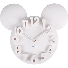 3Dウォールクロック ミッキーマウス ディズニー 壁掛け 時計 MEIDI CLOCK Modern Design Mickey Mouse Big Digit 3D Wall Clock Home Decor Decoration - Black