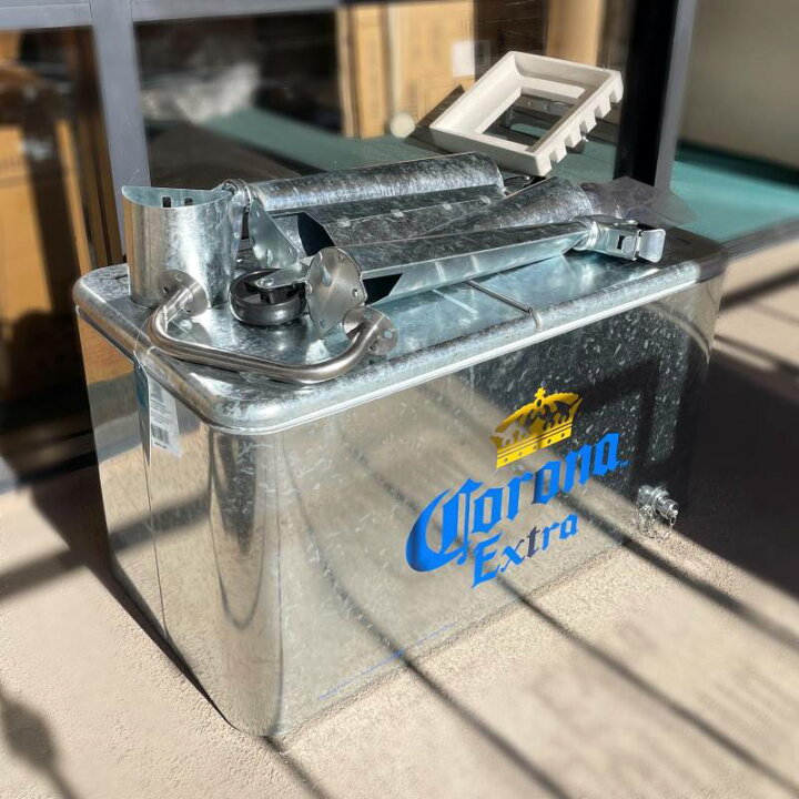 楽天市場】コロナビール カート型 クーラーボックス 57L キャスター 栓 