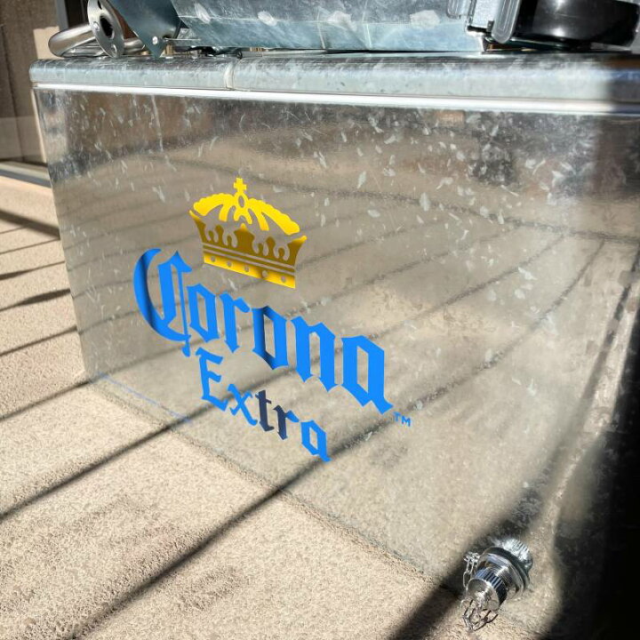 楽天市場】コロナビール カート型 クーラーボックス 57L キャスター 栓 