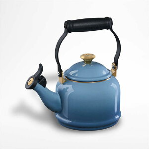 EN[[ JPg f~ 1.1L z[[ N[[ ₩ Le Creuset Demi Kettle 1.25-Qt. Chambray