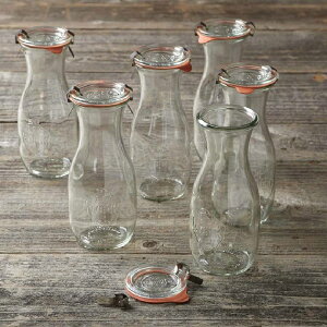 �E�F�b�N �W���[�X �W���[ 6�Z�b�g Weck Juice Jars, 19.6 oz, Set of 6