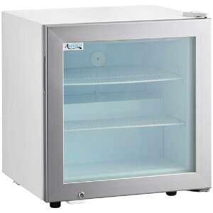 Ⓚ gbvfBXvC t[U[ XCOhAt  Avantco CFM2 White Countertop Display Freezer with Swing Door Ɠd
