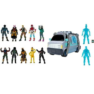 tH[giCg dqԗ  J[  tBMA `v^[1RNVFortnite The Chapter 1 Collection - Ten 4h Action Figures & Feature Deluxe Reboot Van Vehicle, Electronic Vehicle with Two 4-inch Articulated Reb