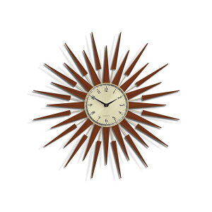 �|�����v �~�b�h�Z���`�����[ �j���[�Q�[�g �E�H�[���N���b�N ���a65cm ���z NEWGATE The Pluto PLUTOG Mid-Century Sunburst Wall Clock | Wooden Sunray