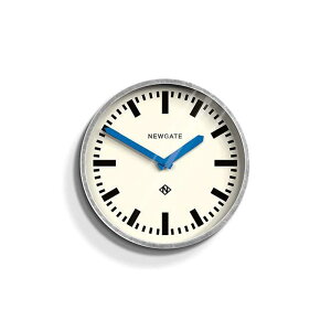 �j���[�Q�[�g �|�����v �E�H�[���N���b�N ���a30cm �u���[ Newgate The Luggage LUGG667GALBL Modern Industrial Wall Clock | Galvanized Metal