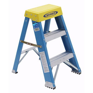 r ܂肽 Xebv 61cm OXt@Co[ 113kg܂ Werner 2FT TYPE I FIBERGLASS STEP STOOL 6002