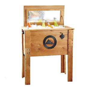 ؐ N[[{bNX oPc Cxg ݕ ₽ rt 𔲂 42L Rustic Outdoor Beverage Cooler for Patio