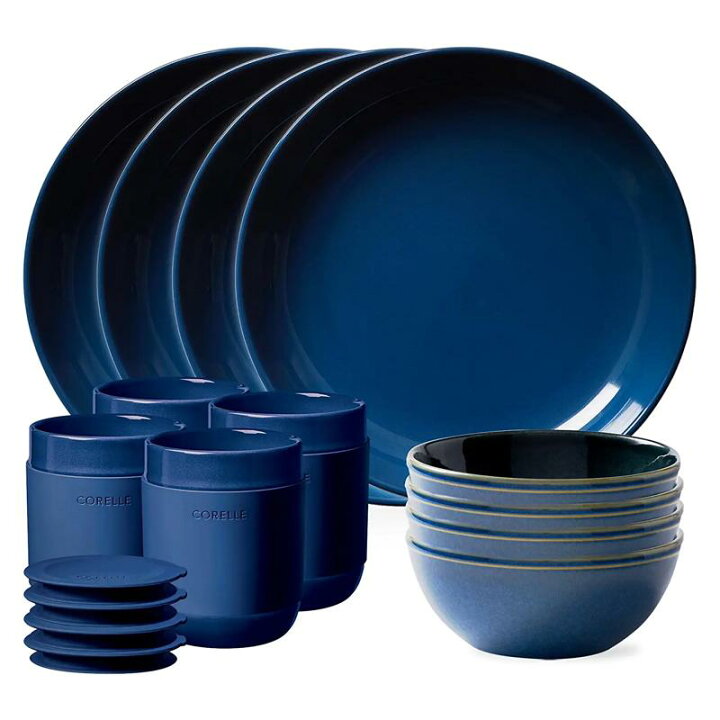 楽天市場】コレール 食器セット 4組 16点 無地 Corelle Stoneware 16 