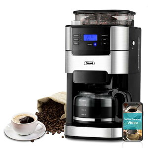 R[q[[J[ ҂t 1.5L KXJtF ~ OC_[ 10-Cup Grind and Brew Automatic Coffee Machine with Built-In Burr Coffee Grinder GECMA025AK-U