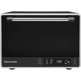 デュアルコンベクション デジタル オーブン 28L プローブ付 ブラック キッチンエイド KitchenAid Dual Convection Countertop Oven with Air Fry and Temperature Probe - KCO224BM 家電