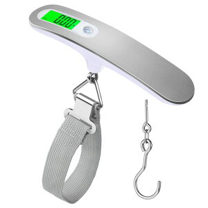 fW^ QbWXP[ X[cP[X ו  Luggage Scale High Precision Luggage Weight Scale Portable Suitcase Scale Digital Handheld Electronic 110 Lb/ 50Kg Digital Hanging Scale for Travel with Hook