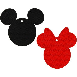 fBYj[ VR ~ ~bL[ ~j[ 2Zbg  gxbg Disney Mickey and Minnie Mouse 100% Silicone Trivets, 2pk