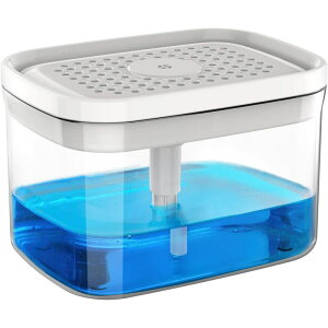 X|Wp \[vfBXyT[ 900ml X|Wu z_[ Lb` MR.SIGA 2 in 1 Premium Soap Dispenser and Sponge Holder