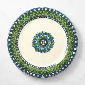 ECAYE\m} V`A Z~bN fBi[v[g 29cm 4Zbg C^AWilliams-Sonoma Sicily Ceramic Dinner Plates, Green