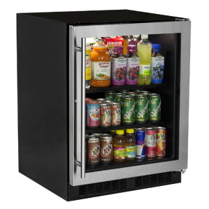 �①�� �A���_�[�J�E���^�[ �r���g�C�� �K���X�h�A �}�[�x�� 350ml �ő�95�� �܂��� ���C��18�{ ���������� ������� �X�e�����X ��60cm Marvel Built-In All Refrigerator with 4.9 Cu. Ft. Capacity MARE124SG31A ��