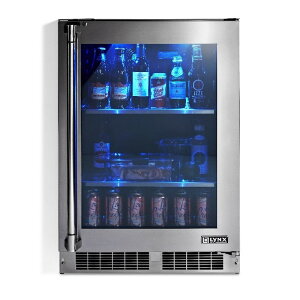 ① Ɩi 147L rgC O A_[JE^[ XeX Lynx 24" OUTDOOR REFRIGERATOR WITH GLASS DOOR, RIGHT HINGE LN24REFGR Ɠd