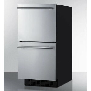 ① Ɩi 48L rgC A_[JE^[ o XeX Summit 15Inch Built In 2-Drawer Refrigerator ASDR1524 Ɠd ysz