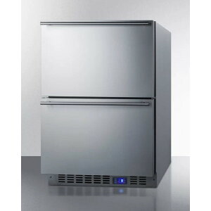 ① o 2i rgC XeX  Summit 24 Inch Refrigerator Drawers with Frost-Free Operation FF642D Ɠdysz