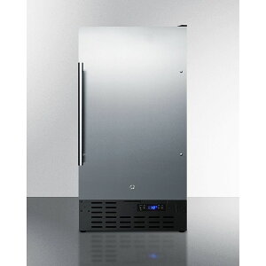 T~bg X@ 76L 13.5kg rgC p ACX[J[ rsv  XeX ۑ ۗ Summit BIM18SSADA 18 Inch Built-In Ice Maker with 8 Lb Crescent Ice Production/Storage Ɠd ysz