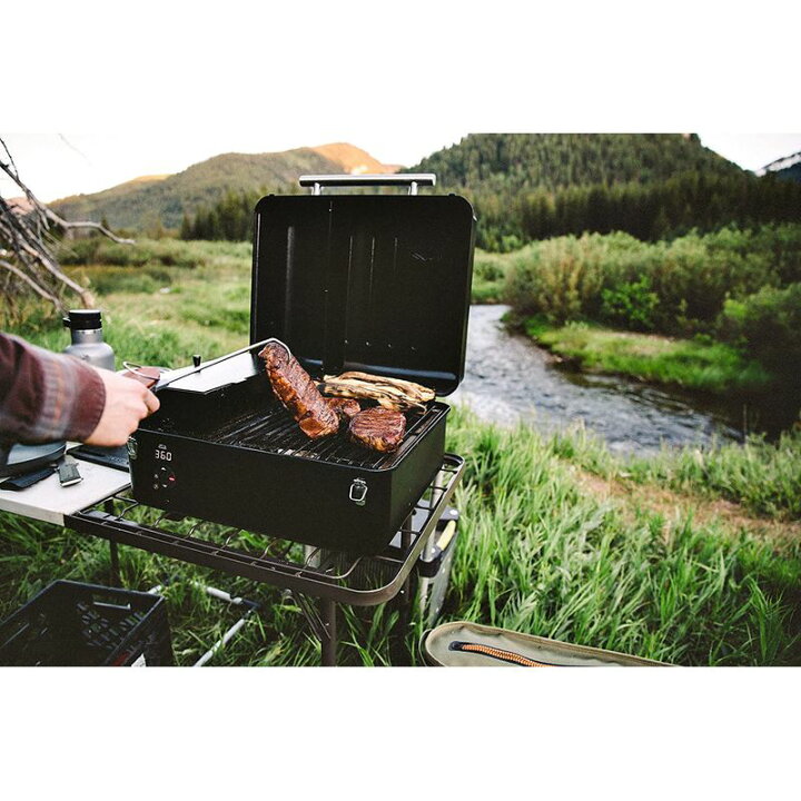楽天市場】燻製器 電気スモーカー トレガー BBQ ポータブル テーブル 