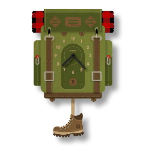EH[NbN  ؐ Ebh Uq v Ǌ| _ [X Modern Moose backpack pendulum clock