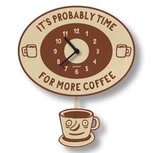 EH[NbN R[q[^C ؐ Ebh Uq v Ǌ| _ [X Modern Moose coffee time pendulum clock