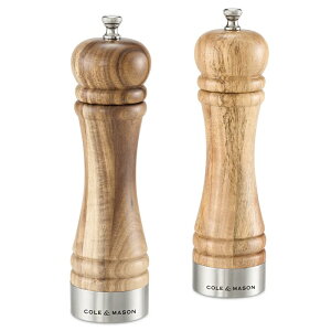 蓮 RVE \g&ybp[~ MtgZbg Cole & Mason Camden Traditional Acacia Salt and Pepper Mill Gift Set