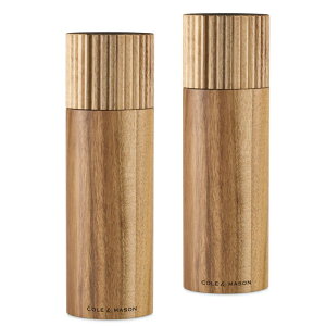 蓮 RVE \g&ybp[~ MtgZbgCole & Mason Galloway Acacia Salt and Pepper Mill Gift Set
